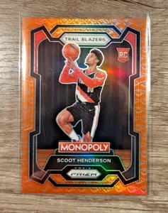 SCOOT HENDERSON 2023-24 PANINI PRIZM MONOPOLY HANDSHAKE DEAL PRIZM SSP RC - Picture 1 of 2