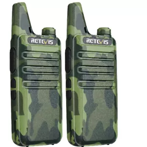 Retevis RT22 Walkie Talkie VOX Kamuflaż 2W Dwukierunkowe radio na zewnątrz 2-pak - Zdjęcie 1 z 6