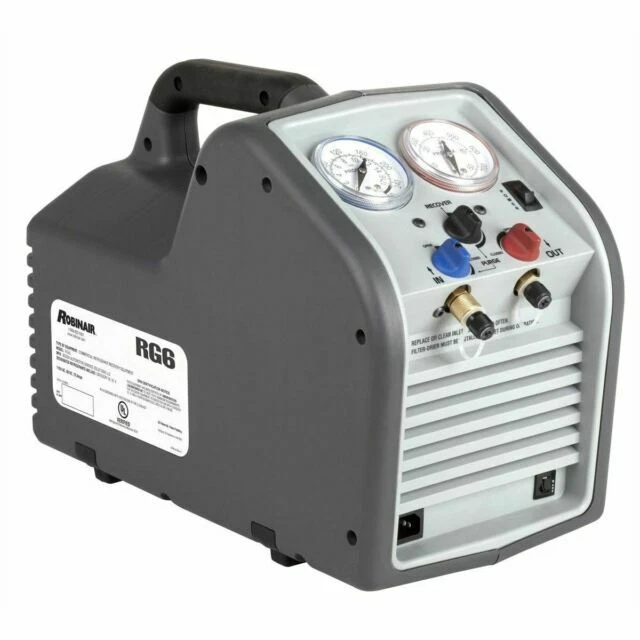 Robinair RG6 110V 3/4 HP Multi-Refrigerant RRR Machine