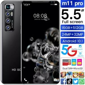 New M11 Pro 16gb+512gb Android 11 Smartphone