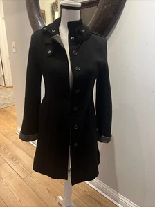 Barbour Millfire Knit Jacket- black size Uk 8 / US Small 4 Womens Sweater - Picture 1 of 15