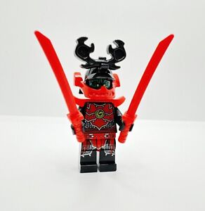 LEGO Ninjago Minifigur njo508 Stone Army Warrior Green Face + 2 Schwerter 70669