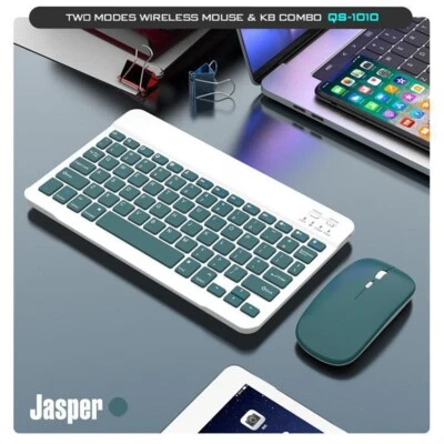 Bluetooth Keyboard Mouse For iPad 5/6/7/8/9/10th Gen Air 2/3/4/5th Pro 11 10.5 - Image 1 of 4