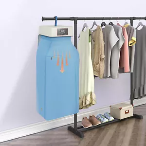 Portable Electric Clothes Dryer Hot Air Heater Dryer Machine Wardrobe For Home - Picture 1 of 16