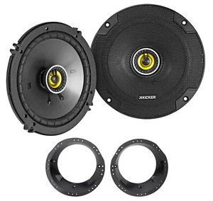 Kicker 46CSC Speaker Replacement Kit For 1998-2013 Harley Davidson FLHT FLHTC - Picture 1 of 11