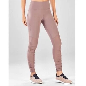 NWT Fabletics Cashel Foldover Powerform Leggings Dusty Pink Women’s Sz XL - Picture 1 of 7