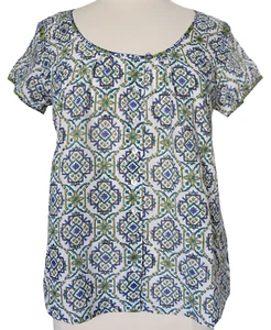 Smock Blouse - Sevilla Emerald - 100% Cotton - Picture 1 of 4