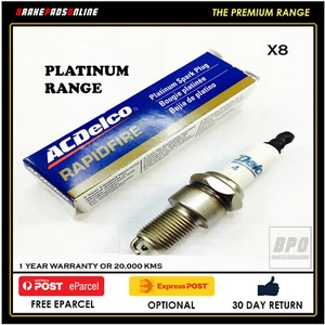 8x Spark Plug For Chevrolet Corvette LT1 5.7L 8 CYL 350 AC14 Platinum-range - Picture 1 of 3