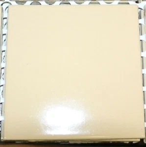 Yellow Brite 3 7/8" x 3 7/8" Tile Bathroom Mosaic Ceramic Wall C#546 1 Pc - Picture 1 of 1