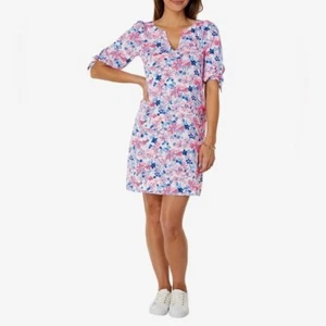 Lilly Pulitzer ~ Easley SS Dress ~ Resort White Party Like a Lobstar ~ Sz Large - Picture 1 of 4