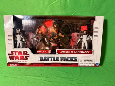 Star Wars The Clone Wars Ambush at Abregado Battle Packs 2009 Objetivo sellado Excl Foto 1 de 2