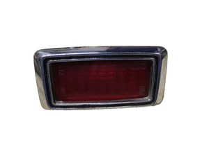 1969 Ford Mustang Shelby Rear Quarter Side Red Marker Light Bezel C9AB-15A466A 3 - Picture 1 of 2