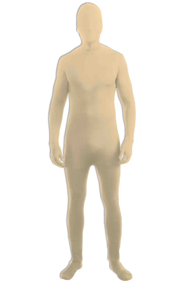 Traje de piel desnuda beige para hombre desaparecido disfraz para adulto (X-grande) Foto 1 de 1