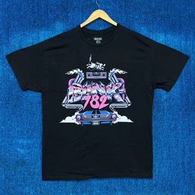 Blink-182 Motor City Rock Show Poster Pop Punk Band Tee XL - Image 1 of 4