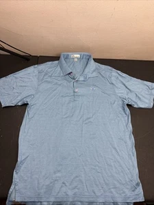 Peter Millar Poloshirt Herren Extra Large Blau Baumwolle XL - Bild 1 von 5