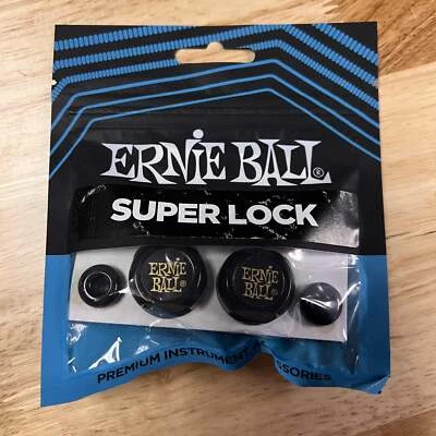 Ernie Ball Super Locks preto - Imagem 1 de 2