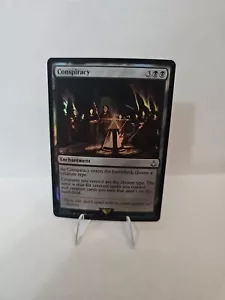 MTG Magic The Gathering Conspiracy Foil Ext. Art ACR Enchantment Black Commander - Picture 1 of 3