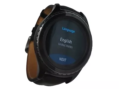 Samsung Gear S2 Classic Stainless Steel Case Black Modern Buckle Read  Details  - Image 1 of 4