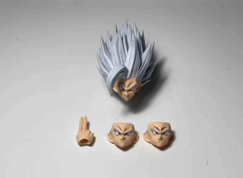DKO, KONG STUDIO custom gohan shf 1/12 Beast gohan head kit Solid colour（ No Figure）