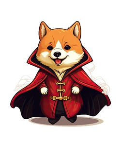 Shiba Inu Hund Auto Aufkleber Personalisierbar mit Hunde Namen - Bild 1 von 1