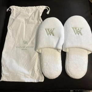 Waldorf Astoria Beverly Hills Hotel Pantofole Souvenir Taglia Unica Unisex Uomo Donna - Foto 1 di 7