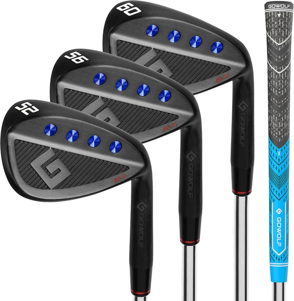 Forged Full Face Golf Wedge Set Gap Wedge Sand Wedge 50/54/58, 52/54/56 Degree - Image 1 of 4