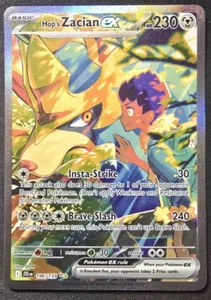 💥2025 Journey Together Hop’s Zacian Ex Special Illustration Rare Holo #186/159 - Picture 1 of 6