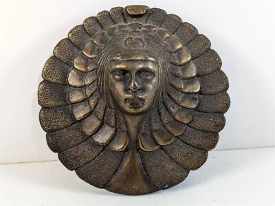 Bergamot Egyptian Pharoah Brass Belt Buckle 55mm M-52 104g - Image 1 of 4