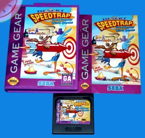 TESTED Sega GAME GEAR Road Runner in DESERT SPEEDTRAP with Manual in NEW Box CIB - Picture 1 of 9