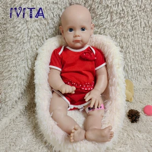 IVITA 21'' Vivid Soft Silicone Reborn Baby Girl 9.24lbs Doll Kids Xmas Gift Toy - Picture 1 of 6