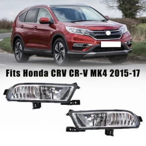 1 Pair For Honda CRV CR-V MK4 2015-2016 2017 Front Fog Light Lamp LH&RH - Picture 1 of 6