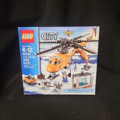 RETIRED SEALED LEGO CITY #60034 ARCTIC HELICRANE / HELICOPTER RESCUE SEALED - Image 1 of 4