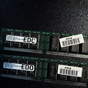 (2) Micron 16MB EDO SIMMs, 72-pin RAM Memory Sticks (32MB Total) MTBD432M-6X - Picture 1 of 1