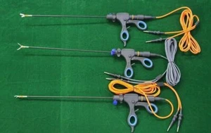 3 un. fórceps venestrados disectores bipolares laparoscópicos Roby Maryland con cable - Imagen 1 de 12