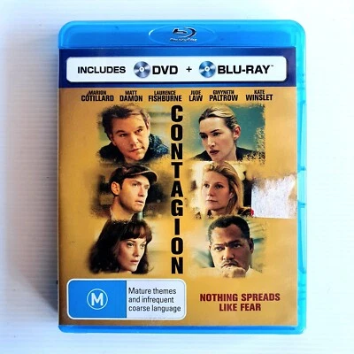 Contagion Blu-ray 2011 Thriller, Matt Damon, Kate Winslet (Missing Dvd) Region B - Image 1 of 4
