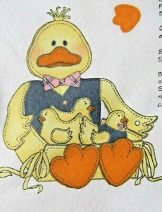 Daisy Kingdom Ostern Ente Korb Stoff Panel Neu Vintage  - Bild 1 von 6