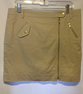 NEU J.  Crew Größe 10 hellbraun A-Linie gefütterter Rock neu mit Etikett $ 69,50 - Bild 1 von 6