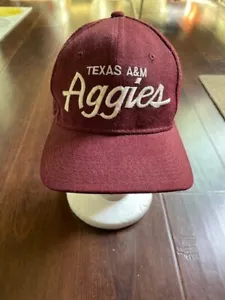 Snapback vintage Texas A&M Aggies Sport Specialties - spedizione gratuita - Foto 1 di 8