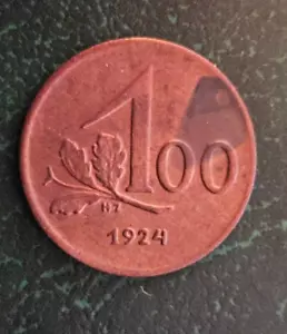 AUSTRIA   1  GROSCHEN   1924  KM#2832 - Picture 1 of 2