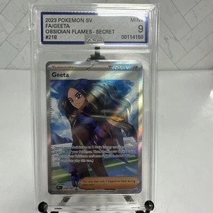 Holo Geeta - 218/197 Obsidian Flames Ultra Rare Pokemon TCG AGS 9 - Picture 1 of 2