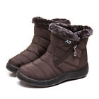 Women Winter Thermal Snow Boots Warm Fur Lined Ankle Boot Waterproof Non-slip Au