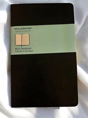 Moleskine Music Notebook, Large Hard Cover (5 x 8.25in) 10 Staffs Per Page - Изображение 1 из 4
