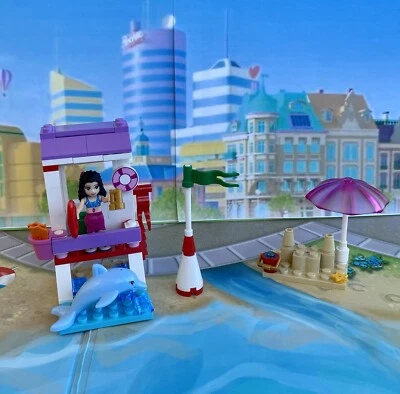 Lego Friends Emma's Lifeguard Post 41028 100% Completo Usado Foto 1 de 4