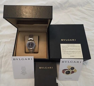 Bvlgari Solotempo 35mm ST35S Stainless Steel Black BULGARI - Picture 1 of 14