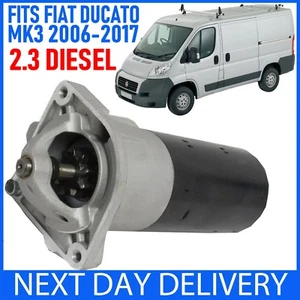 FITS FIAT DUCATO 2.3 JTD * MANUAL! * DIESEL 2006-2017 BRAND NEW STARTER MOTOR - Picture 1 of 2