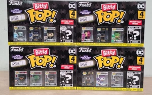 4 X Funko Bitty POP! Paquete de 4 minifiguras de Batman 85th y un misterio sorpresa PAQUETE - Imagen 1 de 10