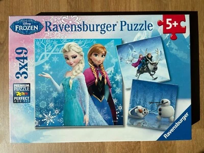 Ravensburger Disney Frozen Kids Puzzle Princess 3x49 Age 5+ Edition 092642 - Image 1 of 4