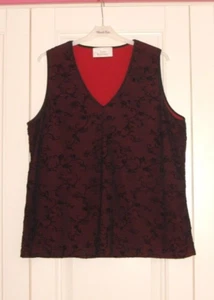 Ann Harvey Top Size 20 Sleeveless - Picture 1 of 8