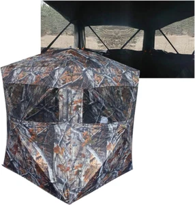 SPUR Collector 2-4 Person Hunting Blind, Portable Ground Blind with Silent Slidi - Picture 1 of 8