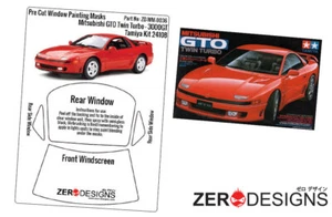 Zero Paints 1/24 GTO Window Pre-Cut Painting Masks for Tamiya kit #24108 - Picture 1 of 1